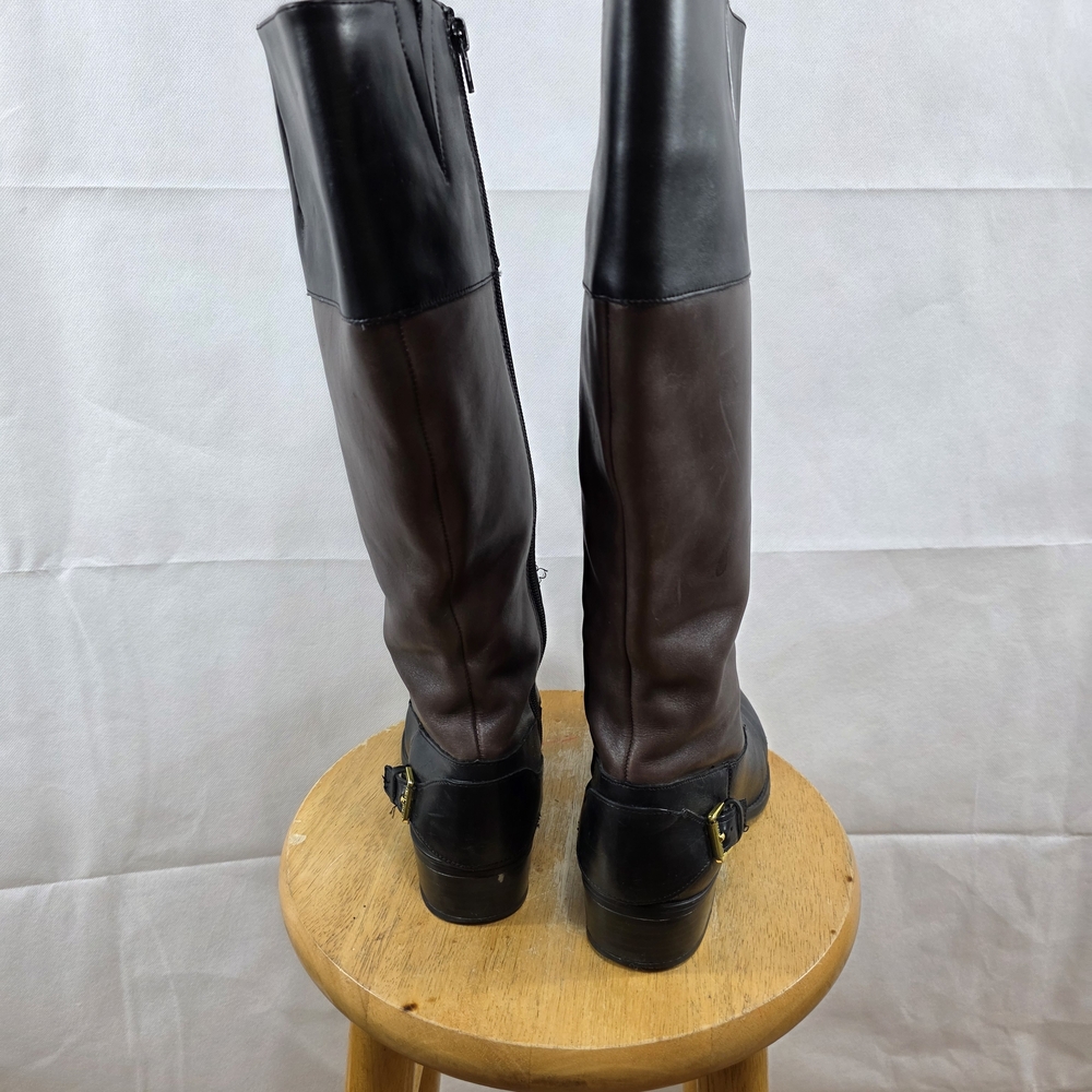 Ralph Lauren Black and Brown Ankle Boots - Picture 6 of 12
